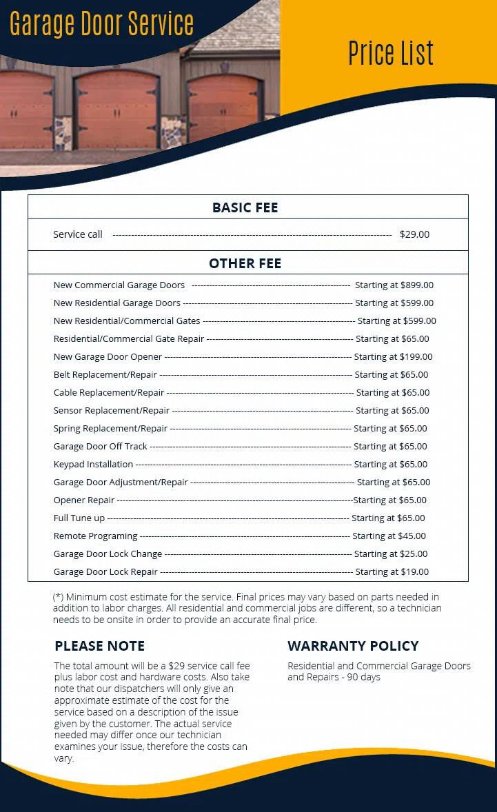 Global Garage Door Service Paterson, NJ 973-467-1977